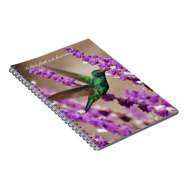 Carnet Ailes de colibri de Violet-oreilles de (Côté Droit)