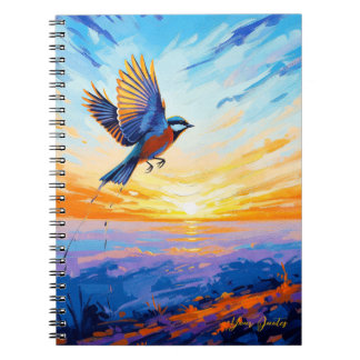 Carnet Ailes dorées au lever du soleil