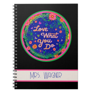 Carnet Aimer Ce Que Vous Faites Enseignant Whimsical Insp
