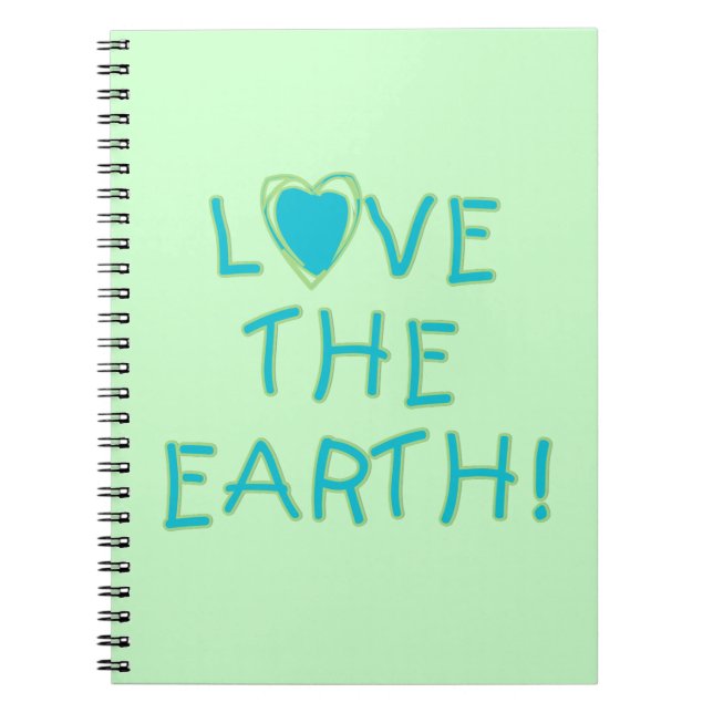 Carnet Aimer la Terre De l'environnement (Devant)