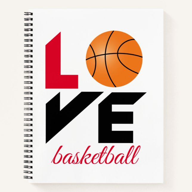 Carnet Aimer le basket-ball (Devant)
