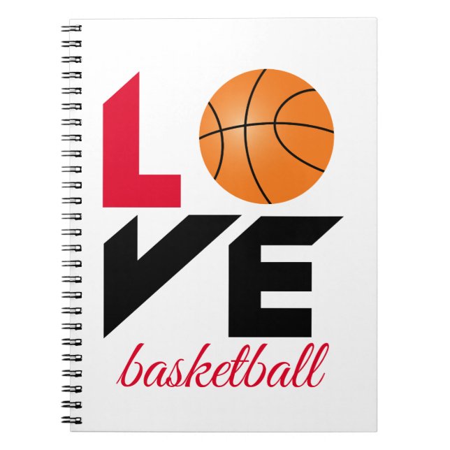 Carnet Aimer le basket-ball (Devant)