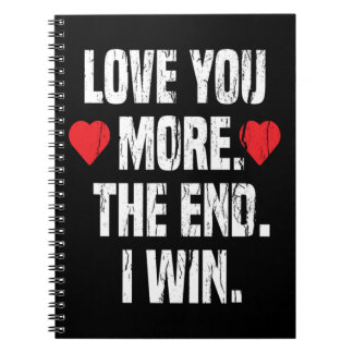 Carnet Aimez-Vous Plus À La Fin Je Gagne Valentine Lui Do
