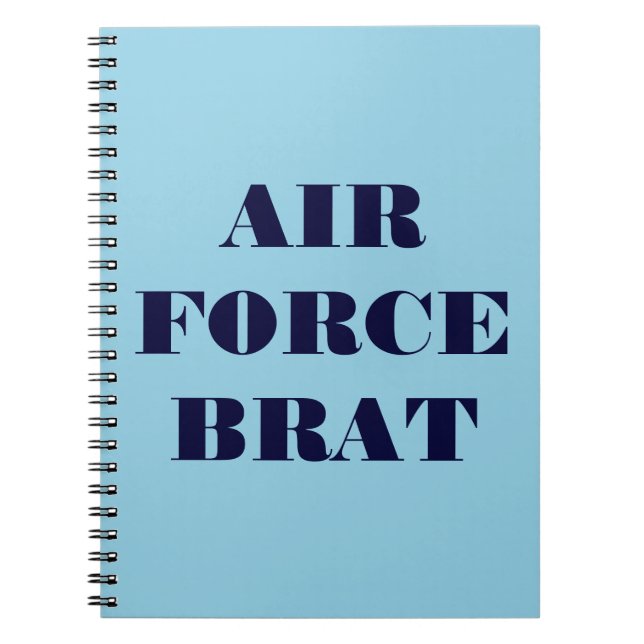 Carnet Air Force Brat (Devant)