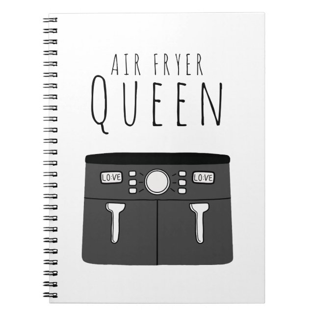 Carnet Air Fryer Queen (Devant)