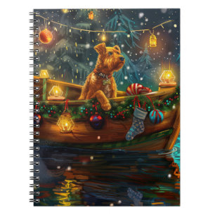 Carnet Airedale Noël Festival Voyage