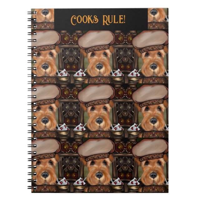 Carnet Airedale Terrier  (Devant)