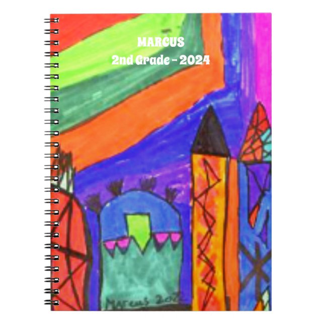 Carnet Ajouter une oeuvre d'enfant (Devant)