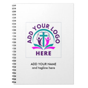 Carnet AJOUTER VOTRE LOGO   Marchandises de l'Église d'af