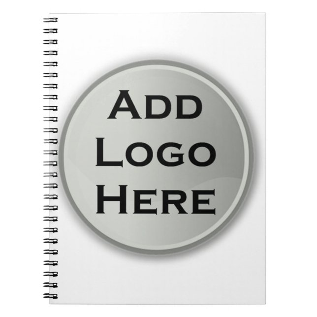 Carnet Ajoutez votre cadeau d'entreprise de logo (Devant)