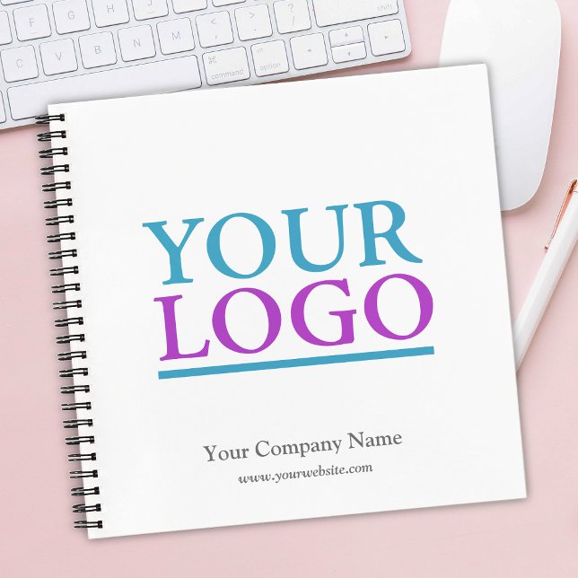 Carnet Ajoutez Votre Logo, Nom Et Site Promotionnels Vs2 (Créateur téléchargé)