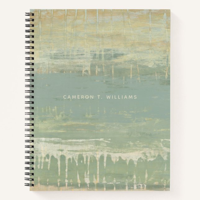 Carnet Ajoutez votre nom | Horizon muet (Devant)