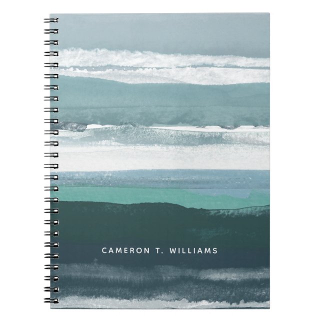 Carnet Ajoutez votre nom | Mer Turquoise (Devant)