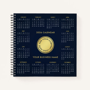 Carnet Ajoutez votre propre logo d'entreprise Calendrier