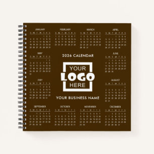 Carnet Ajoutez votre propre logo d'entreprise Calendrier