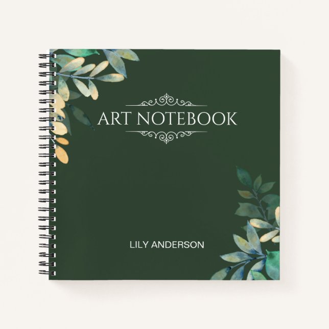 Carnet Ajoutez votre propre sujet et nom avec le calendri (Devant)