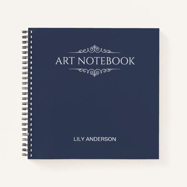 Carnet Ajoutez votre propre sujet et nom avec le calendri (Devant)