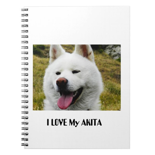 Carnet Akita Love (Devant)
