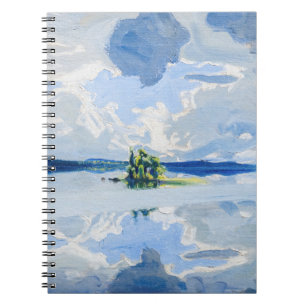 Carnet Akseli Gallen-Kallela - Nuages au-dessus d'un lac