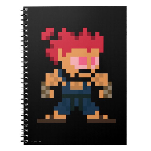 Carnet Akuma à 8 bits (Devant)
