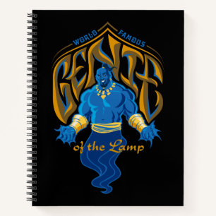 Carnet Aladdin Génie de la Lampe célèbre dans le mon