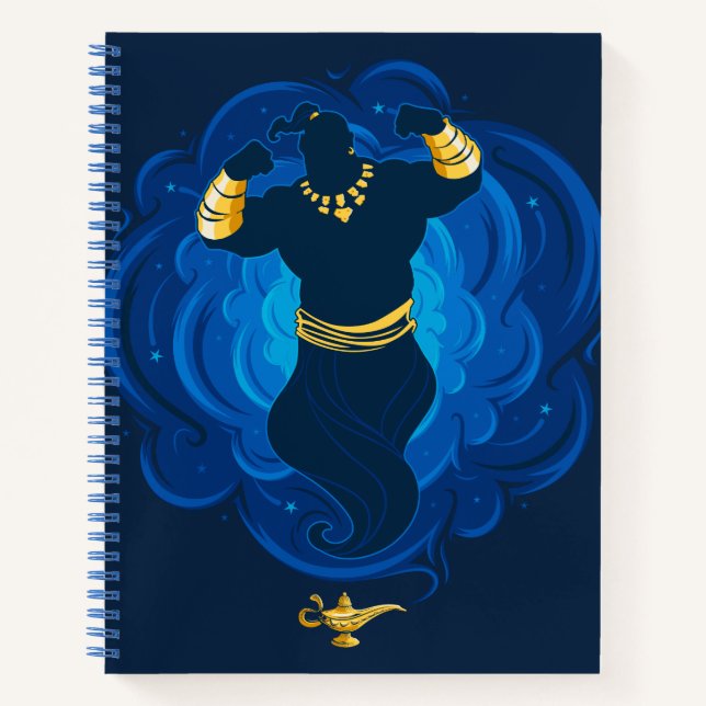 Carnet Aladdin | Génie Émergent De La Lampe (Devant)