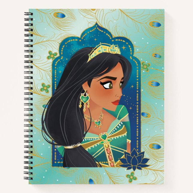 Carnet Aladdin | Graphique de profil latéral Jasmine (Devant)