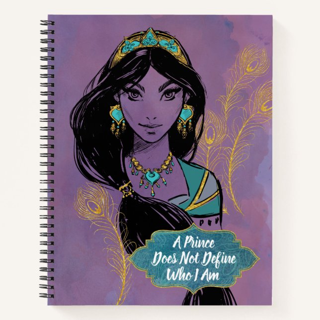 Carnet Aladdin | Jasmine "Qui je suis" (Devant)