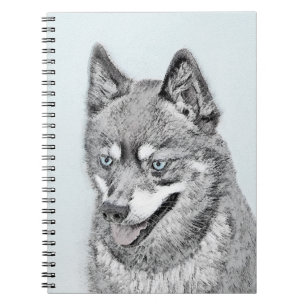 Carnet Alaskan Klee Kai Peinture - Cute Original Chien Ar