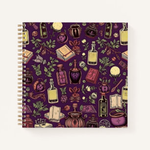Carnet Alchimie mystique - Vibes d'Halloween Vintages