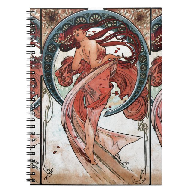 Carnet Alfons Mucha 1898 Danse (Devant)