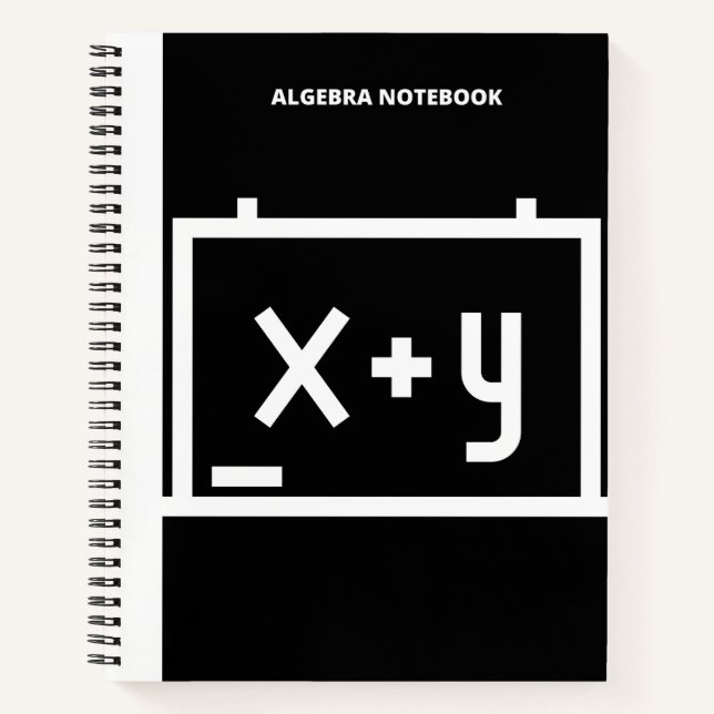 CARNET ALGÉBRA X + Y (Devant)
