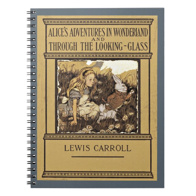 Carnet Alice à travers le miroir (Devant)