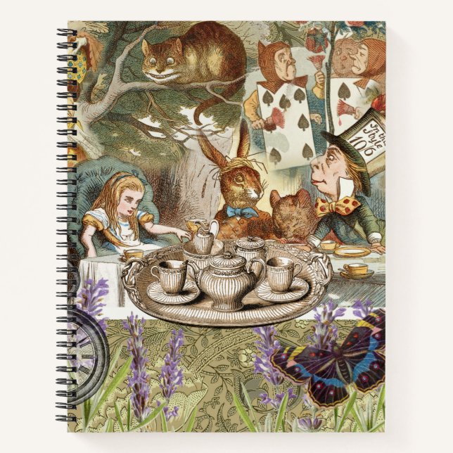 Carnet Alice au pays des merveilles (Devant)