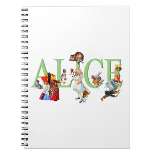 Carnet Alice au pays des merveilles et amis