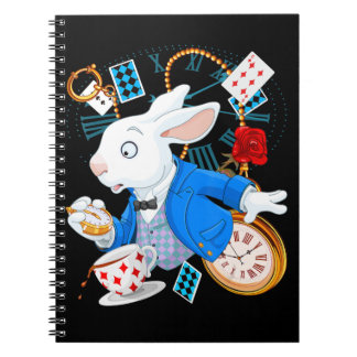 Carnet Alice Au Pays Des Merveilles - Lapin Blanc
