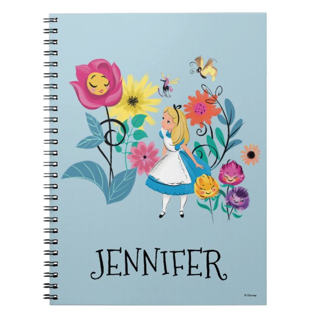 Carnet Alice au pays des merveilles | Les Fleurs Des Merv (Devant)
