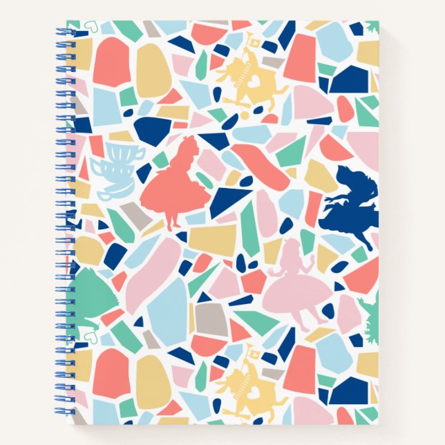 Carnet Alice Au Pays Des Merveilles | Motif mosaïque (Devant)