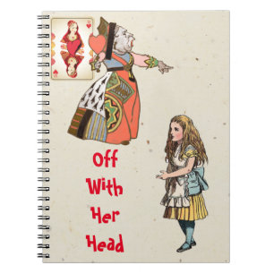 Carnet Alice au pays des merveilles - Reine des Coeurs