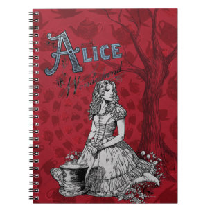 Carnet Alice au pays des merveilles - Tim Burton