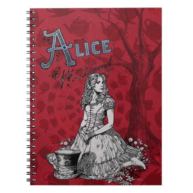 Carnet Alice au pays des merveilles - Tim Burton (Devant)