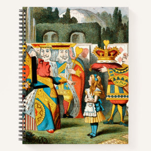 Carnet Alice Aventures Merveilleux Reine de Coeur