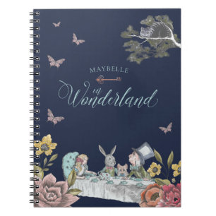Carnet Alice In Wonderland Vintage Fairy Tale Thème