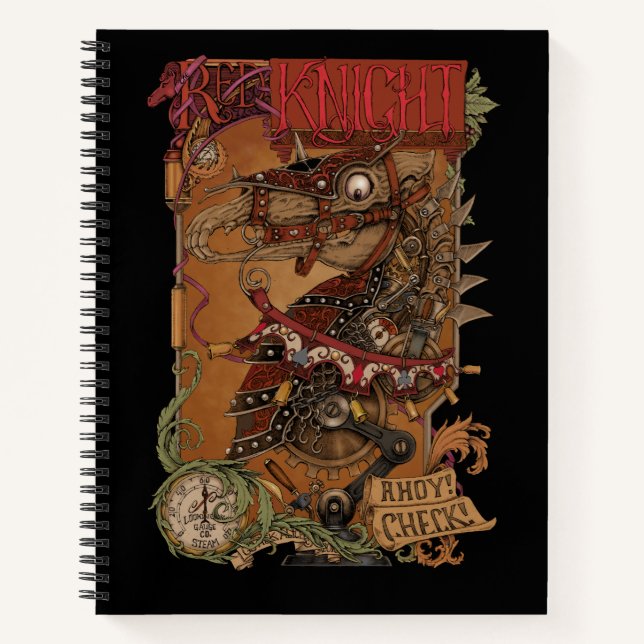 Carnet Alice In Wonderland's The Red Knight Notebook (Devant)