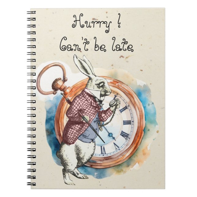 Carnet Alice - Lapin Blanc 1865 (Devant)