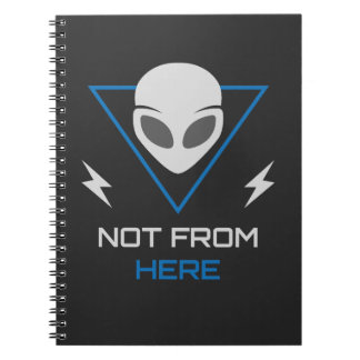 Carnet Alien UFO Sci Fi Outsider