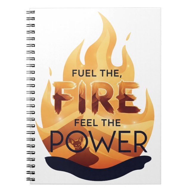 Carnet Alimenter le feu sentir l'arbre de motivation de l (Devant)