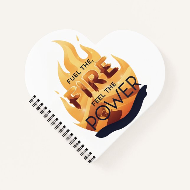 Carnet Alimenter le feu sentir l'arbre de motivation de l (Devant)