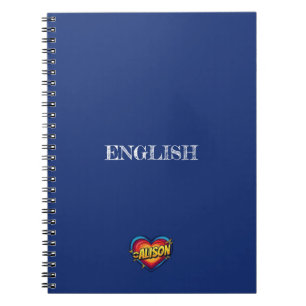 Carnet Alison Heart Blue