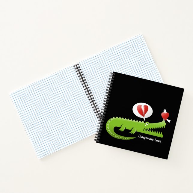 Carnet Alligator en amour (Intérieur)